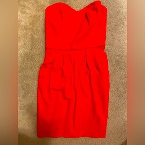 Bright Red Amanda Uprichard Dress